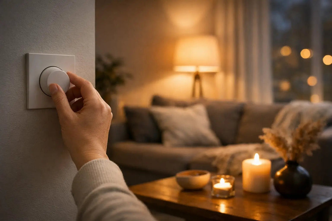 Lysdæmpning i hjemmet med ro og atmosfære - Adero Home