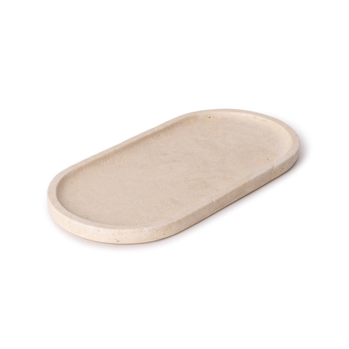 Oval marmor bakke 15 x 30 cm