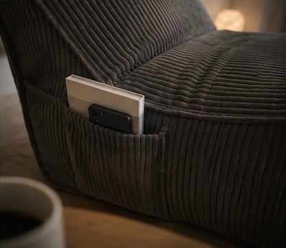 Aster Lounge Chair - Manchester Mørk Grå - Adero Home