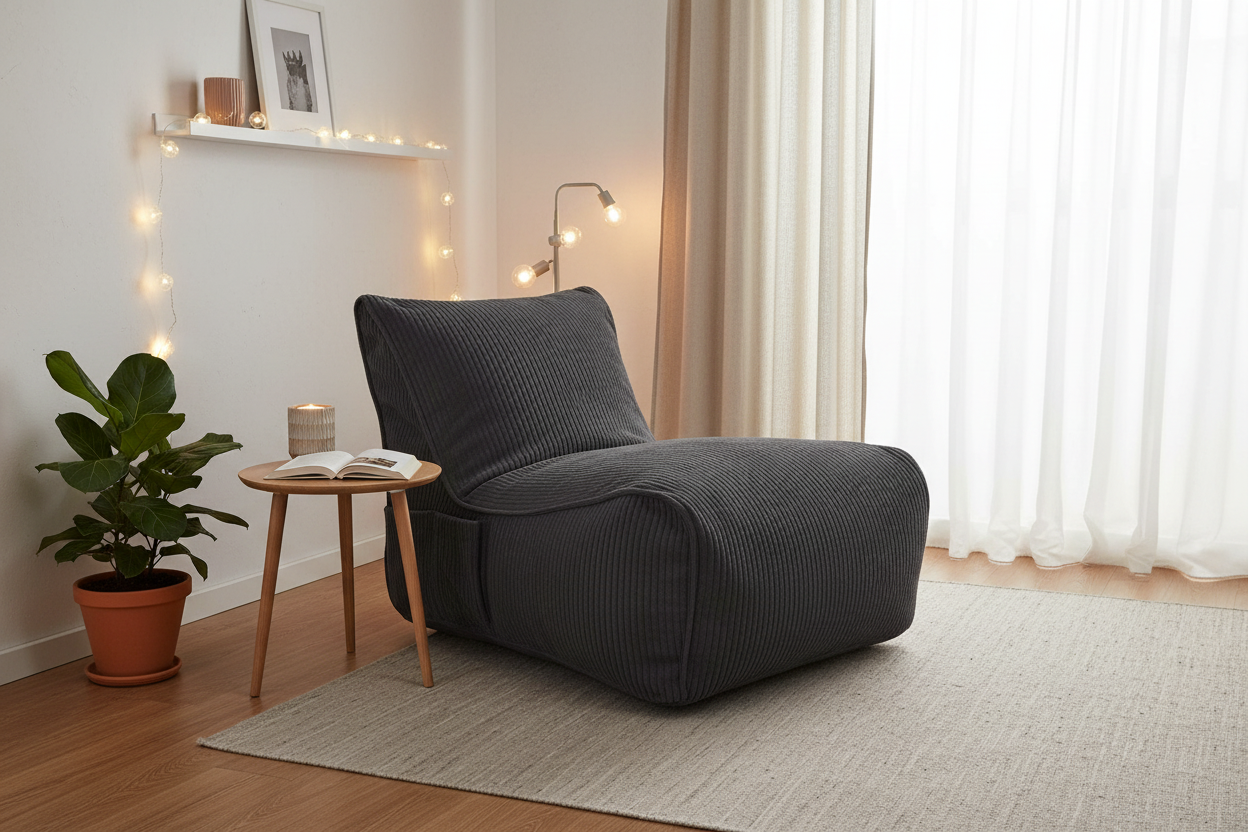 Aster Lounge Chair - Manchester Mørk Grå
