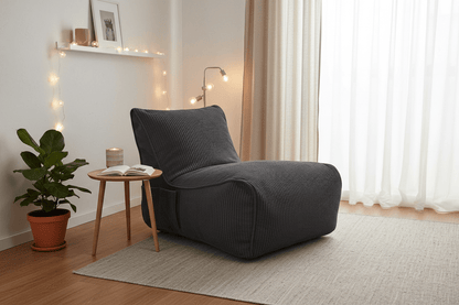 Aster Lounge Chair - Manchester Mørk Grå - Adero Home
