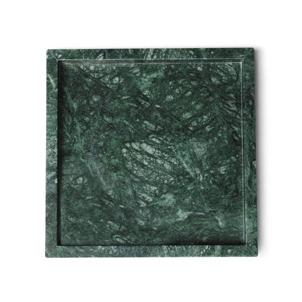 Firkantet marmor bakke - 30 x 30 cm