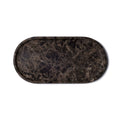 Oval marmor bakke 15 x 30 cm