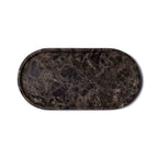 Oval marmor bakke 15 x 30 cm