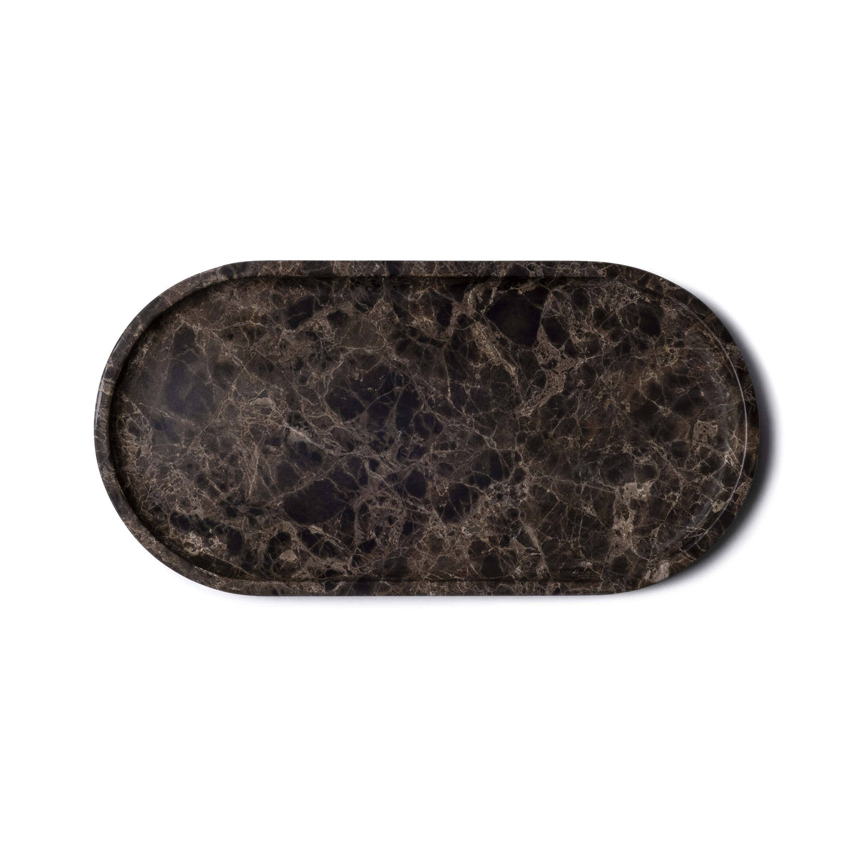 Oval marmor bakke 15 x 30 cm