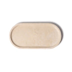 Oval marmor bakke 15 x 30 cm