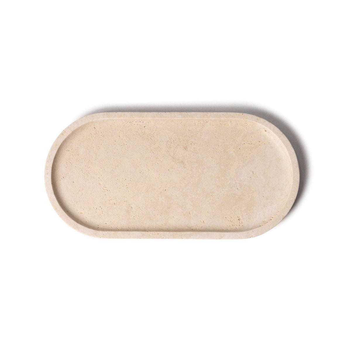 Oval marmor bakke 15 x 30 cm
