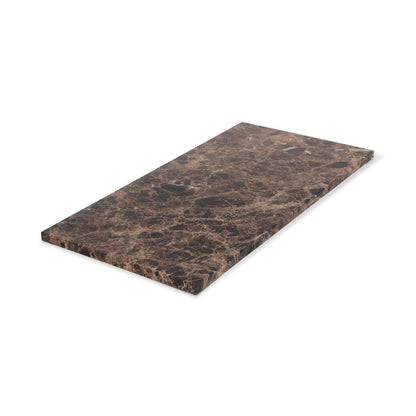 Marmor bakke L - 20 x 40 cm - Adero Home - Brun