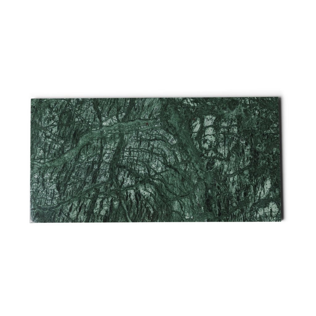 Marmor bakke L - 20 x 40 cm - Adero Home - Grøn