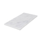 Marmor bakke L - 20 x 40 cm - Adero Home - Hvid
