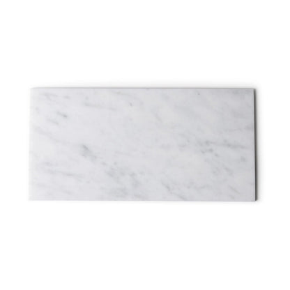 Marmor bakke L - 20 x 40 cm - Adero Home - Hvid