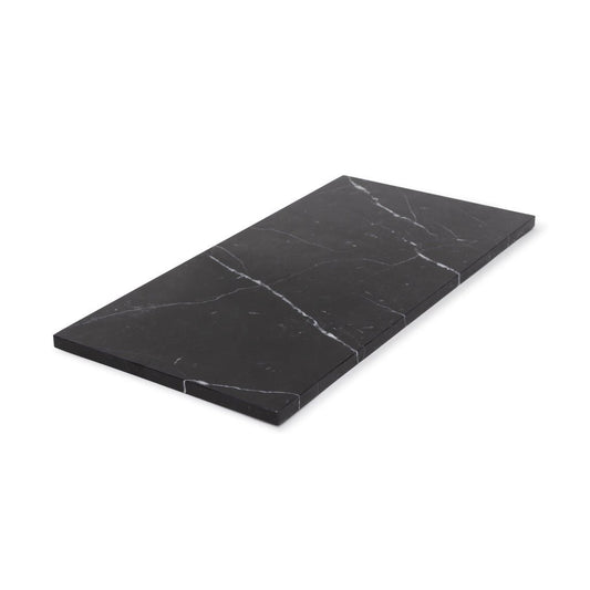 Marmor bakke L - 20 x 40 cm - Adero Home - Sort