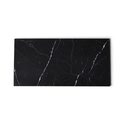 Marmor bakke L - 20 x 40 cm - Adero Home - Sort
