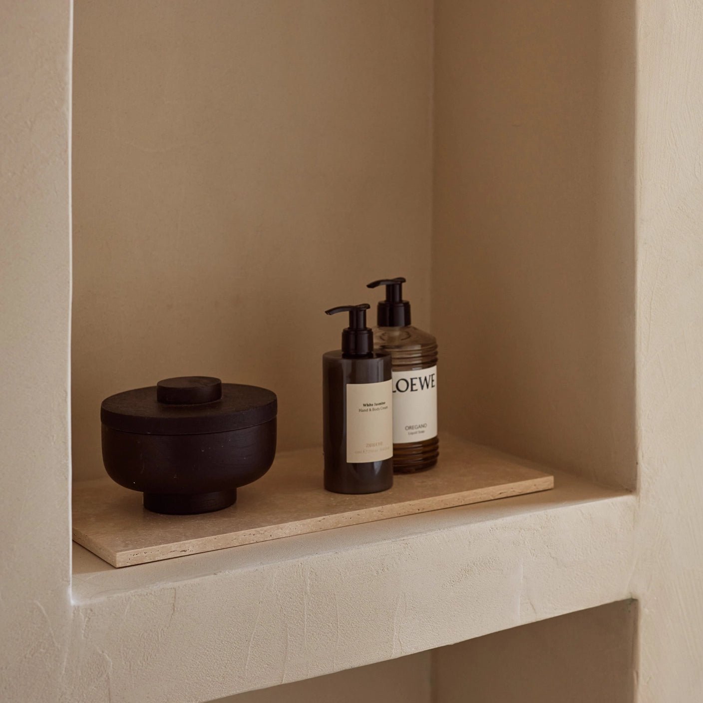 Marmor bakke L - 20 x 40 cm - Adero Home - Travertin