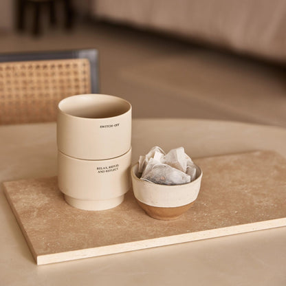 Marmor bakke L - 20 x 40 cm - Adero Home - Travertin