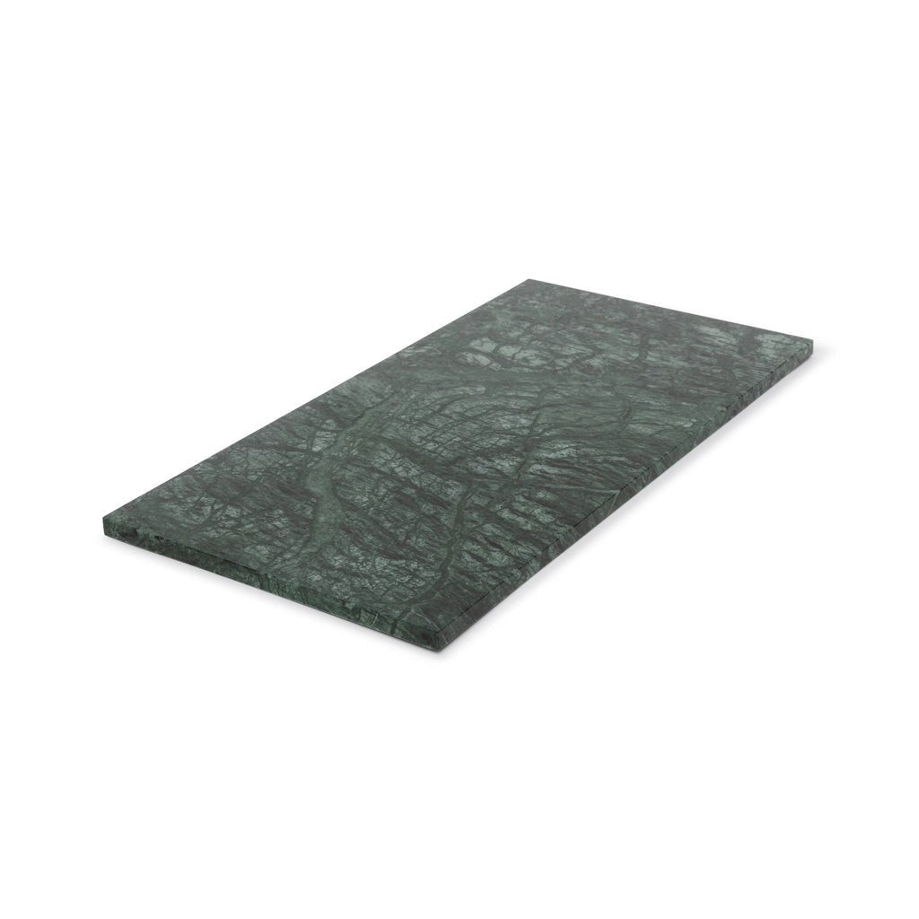 Marmor bakke L - 20 x 40 cm - Adero Home - Grøn