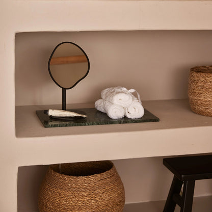 Marmor bakke L - 20 x 40 cm - Adero Home - Grøn