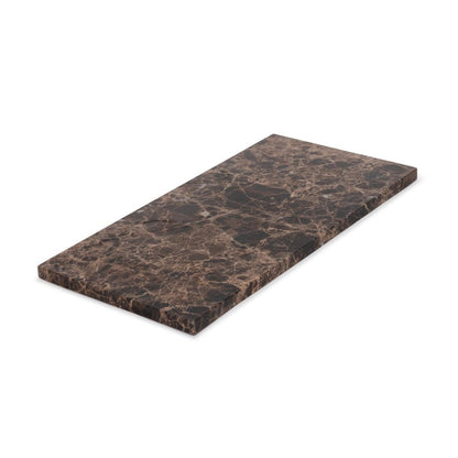 Marmor bakke M - 15 x 30 cm - Adero Home - Brun