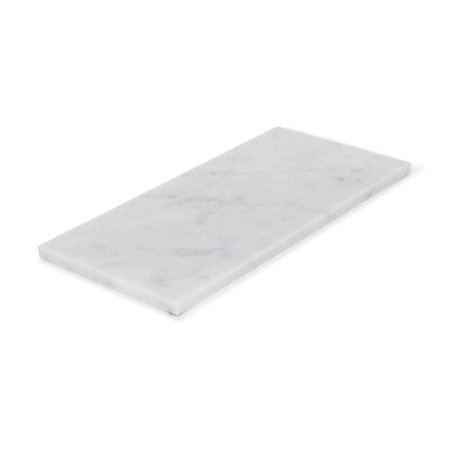 Marmor bakke M - 15 x 30 cm - Adero Home - Hvid