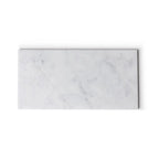 Marmor bakke M - 15 x 30 cm - Adero Home - Hvid