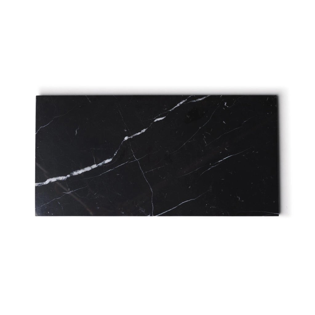 Marmor bakke M - 15 x 30 cm - Adero Home - Sort
