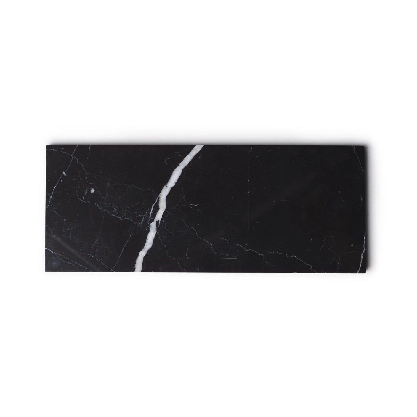 Marmor bakke S - 10 x 25 cm - Adero Home - Hvid
