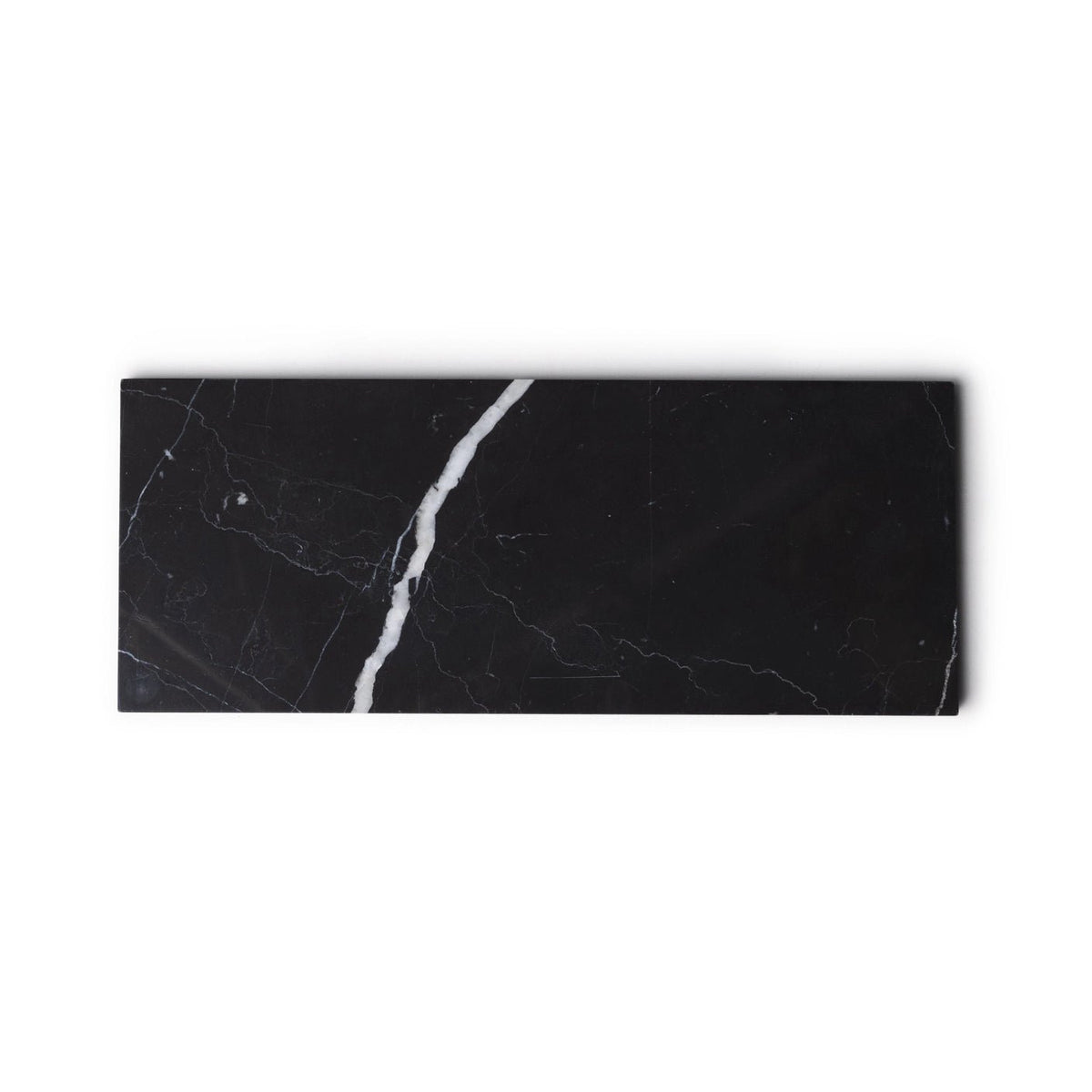 Marmor bakke S - 10 x 25 cm - Adero Home - Hvid