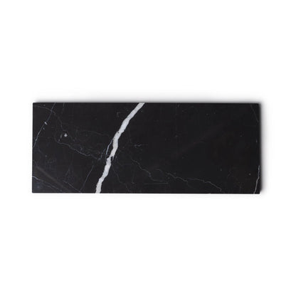 Marmor bakke S - 10 x 25 cm - Adero Home - Hvid