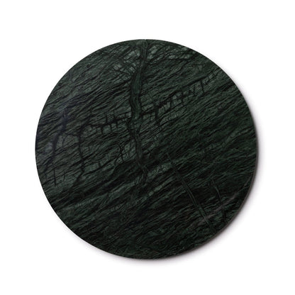 Rund marmor bakke Ø30cm - Adero Home - Grøn