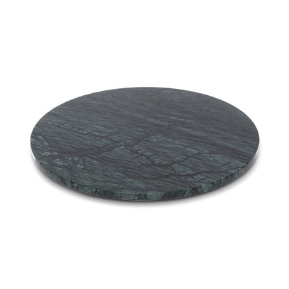Rund marmor bakke Ø30cm - Adero Home - Grøn