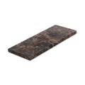 Marmor bakke S - 10 x 25 cm - Adero Home - Brun
