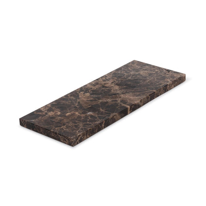 Marmor bakke S - 10 x 25 cm - Adero Home - Brun