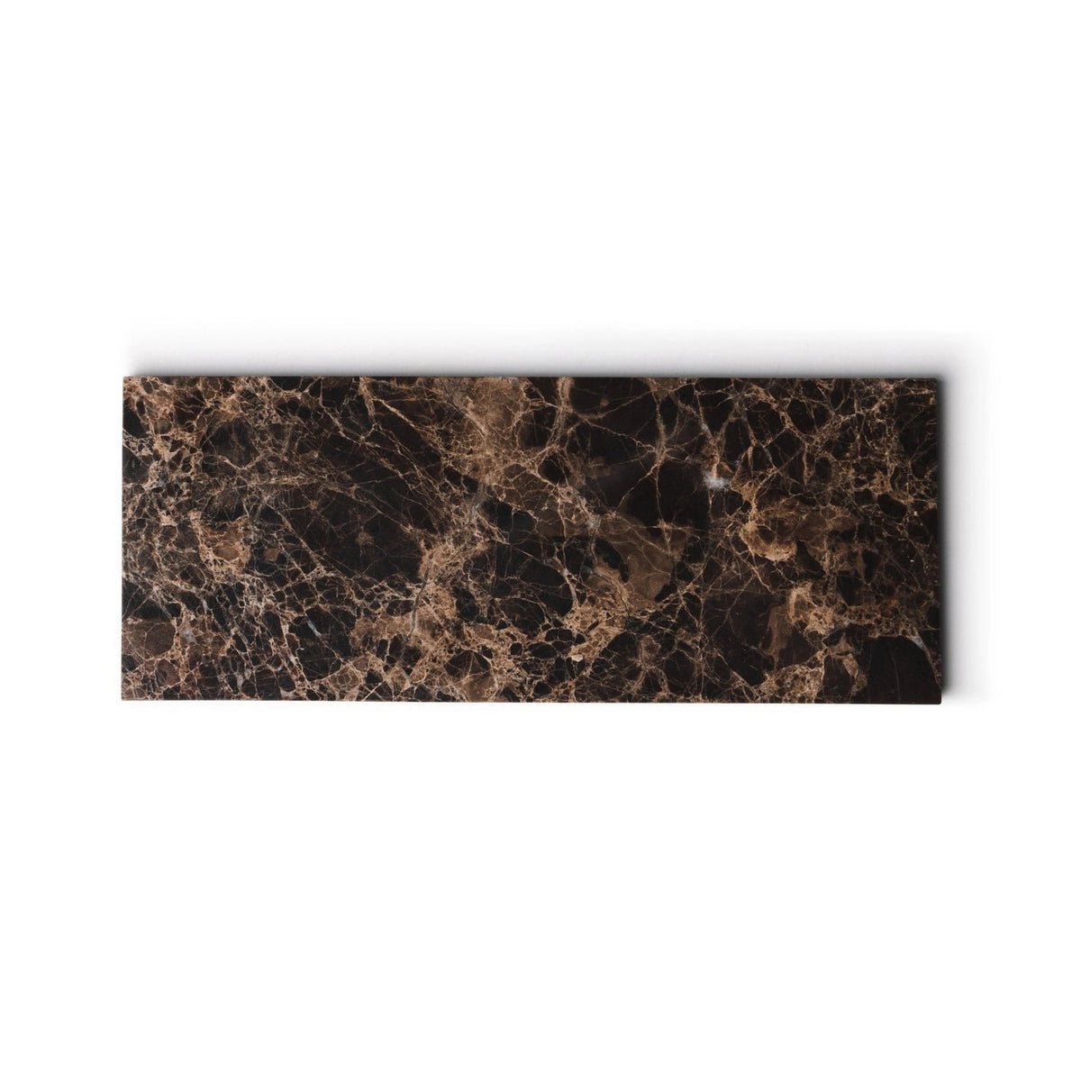 Marmor bakke S - 10 x 25 cm - Adero Home - Brun