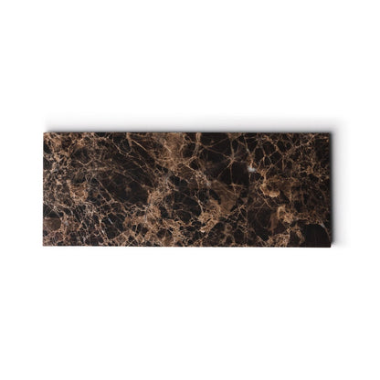 Marmor bakke S - 10 x 25 cm - Adero Home - Brun