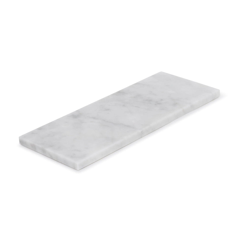Marmor bakke S - 10 x 25 cm - Adero Home - Hvid