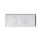 Marmor bakke S - 10 x 25 cm - Adero Home - Hvid