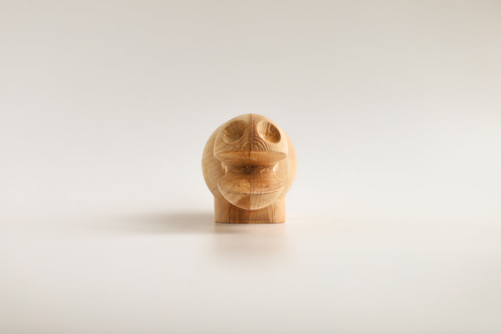 Flodhästen - Träfigur i björk | Birch by Adero Home