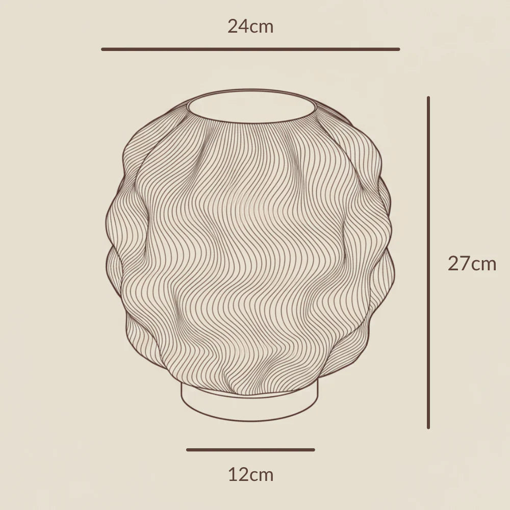 Lyra - Dimbar bordslampa med skulptural design