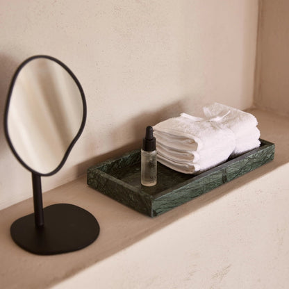 Marmor bakke med kant 15 × 30 cm - Adero Home - Grøn