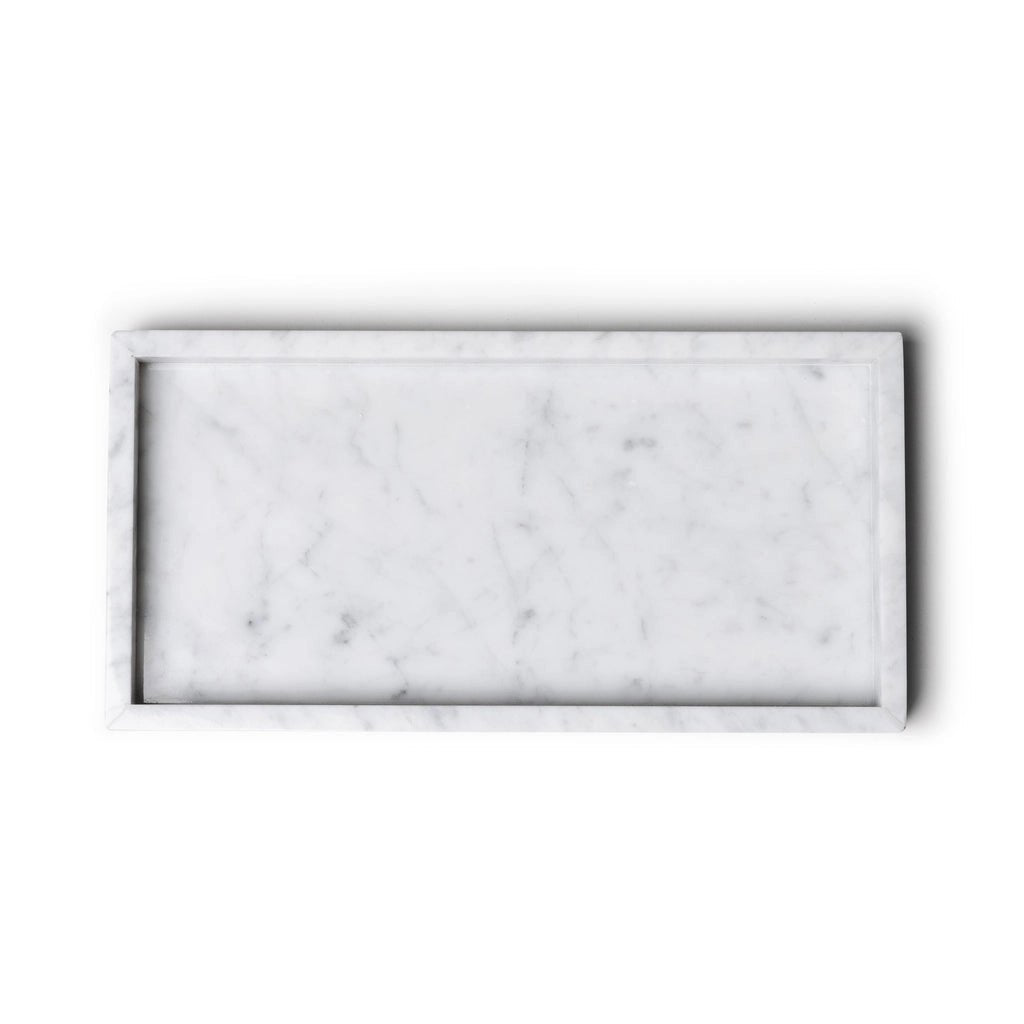 Marmor bakke med kant 15 × 30 cm - Adero Home - Travertin