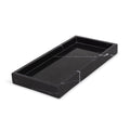 Marmor bakke med kant 15 × 30 cm - Adero Home - Sort