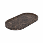 Oval marmor bakke 15 x 30 cm